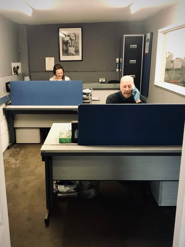 Members of the FD Mechanics Team at work